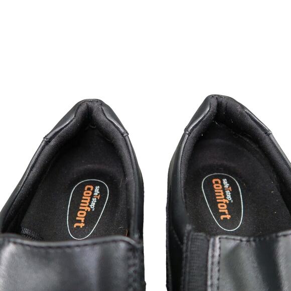 safeTstep Shoes Womens 8 Slip On Clog Work Comfort Uniform Slip Resistant Black - Picture 13 of 14